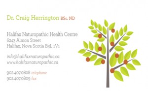 Dr Craig Herrington: www.halifaxaturopathic.ca