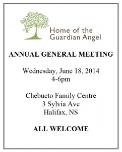 Home of the Guardian Angel 2014 Annual General Meeting (AGM)